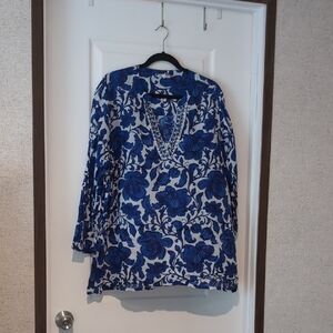 Johnny Was Linen Tunic, XL